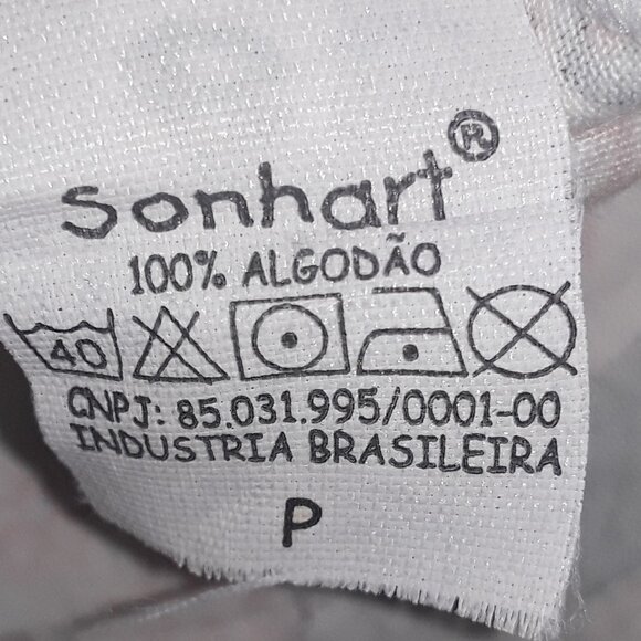 NWOT cute Sonhart ladies small P.J set,cream colored top w/matching pants - Picture 9 of 9